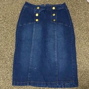 Jean skirt